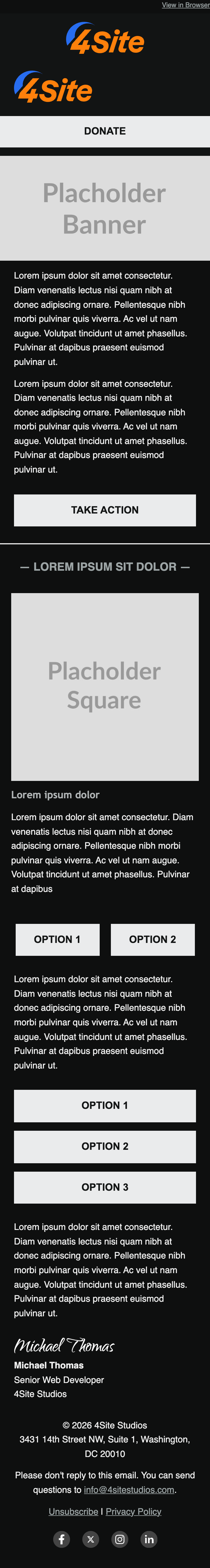 Mobile / Dark Mode
